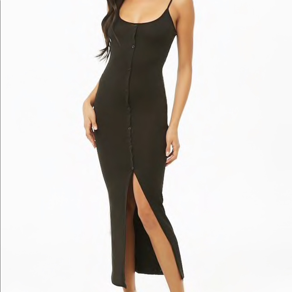 Slit maxi dress